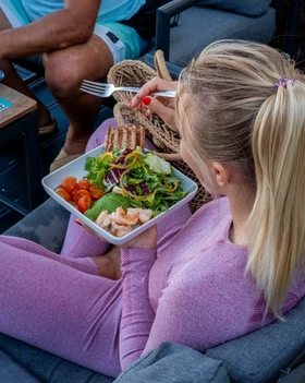 Gemeinsames Essen in der Pause