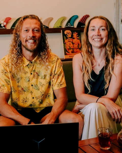 Daria Meier und Daniel Kukshaus, Gründer von Ocean Fused Training